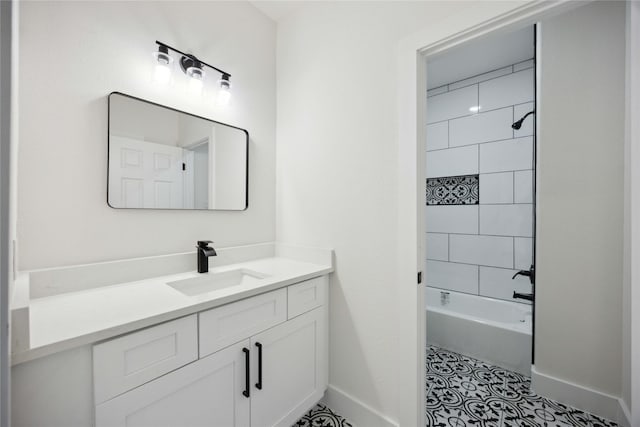 3210 Retta St A-B, Unit A-B Houston, TX 77026 - bathroom with vanity and  shower combination