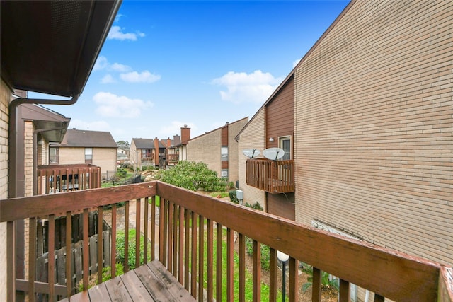 12905 Woodforest Blvd Unit 202, Houston, TX 77015 - deck with a residential view