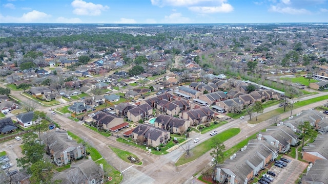 12905 Woodforest Blvd Unit 202, Houston, TX 77015 - aerial view of property and surrounding area featuring nearby suburban area
