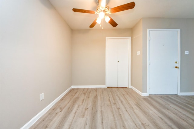 12905 Woodforest Blvd Unit 202, Houston, TX 77015 - spare room with wood finished floors and a ceiling fan