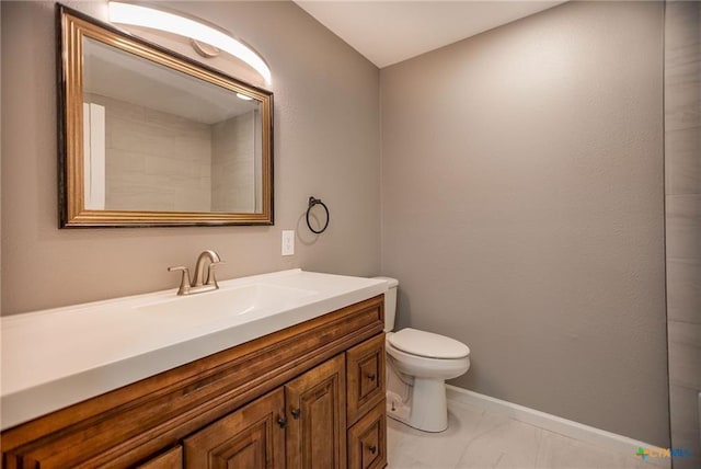 248 Park Rd, Port Lavaca, TX 77979 - bathroom with vanity and marble finish floors