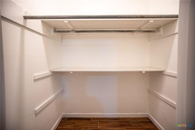 248 Park Rd, Port Lavaca, TX 77979 - spacious closet with dark wood-style flooring