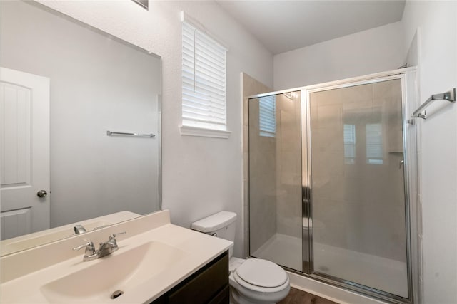 17531 Cuthbert St, Humble, TX 77346 - bathroom featuring vanity and a shower stall
