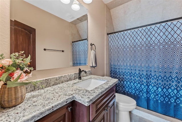 2830 Airport Rd, Brenham, TX 77833 - bathroom featuring vanity and curtained shower
