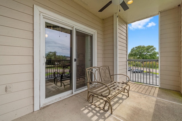 12800 Melville Dr Unit B207, Montgomery, TX 77356 - balcony with a ceiling fan
