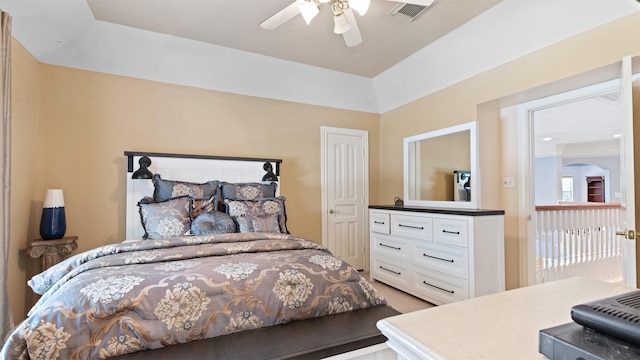 37703 Edgewater Dr, Pinehurst, TX 77362 - bedroom featuring a ceiling fan
