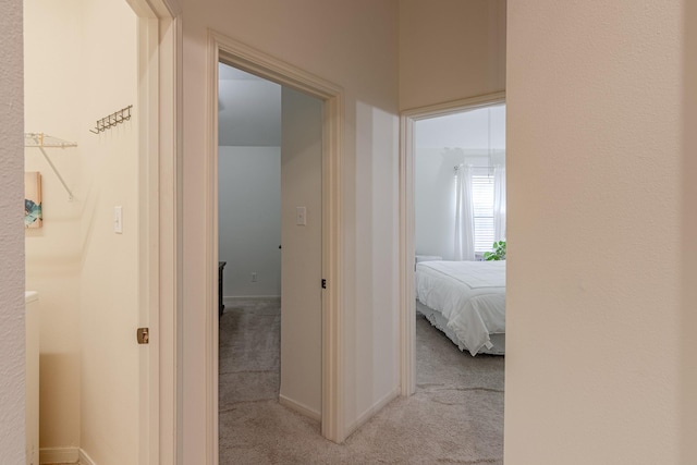 2954 Smokey Forest Ln, Spring, TX 77386 - hall with light carpet and baseboards