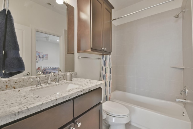 3937 Law St, Houston, TX 77005 - full bathroom with shower / bathtub combination with curtain and vanity