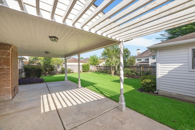 15718 Craighurst Dr, Houston, TX 77059 - fenced backyard featuring a pergola and a patio