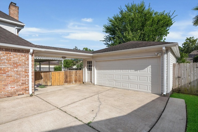15718 Craighurst Dr, Houston, TX 77059 - garage featuring driveway