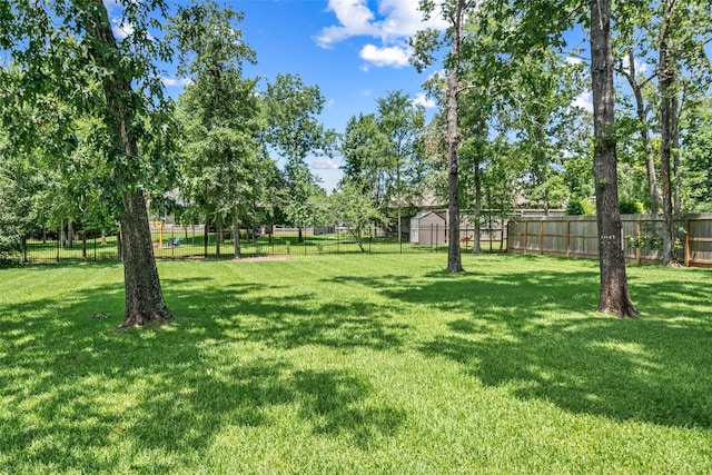 18882 Mystic Pt, Montgomery, TX 77356 - view of fenced backyard