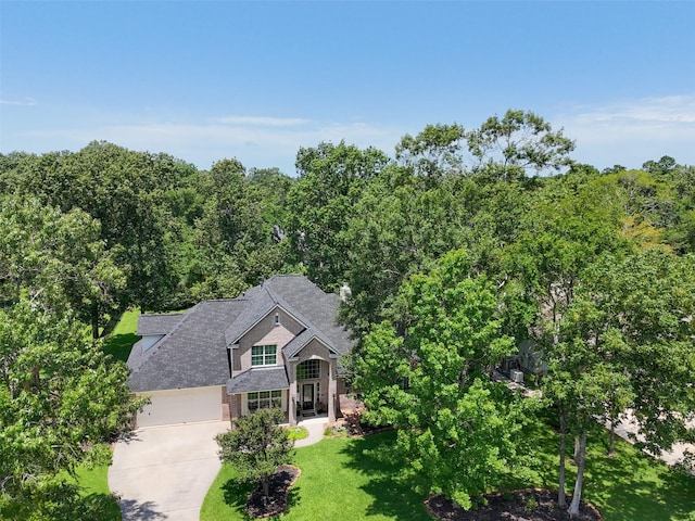18882 Mystic Pt, Montgomery, TX 77356 - view from above of property