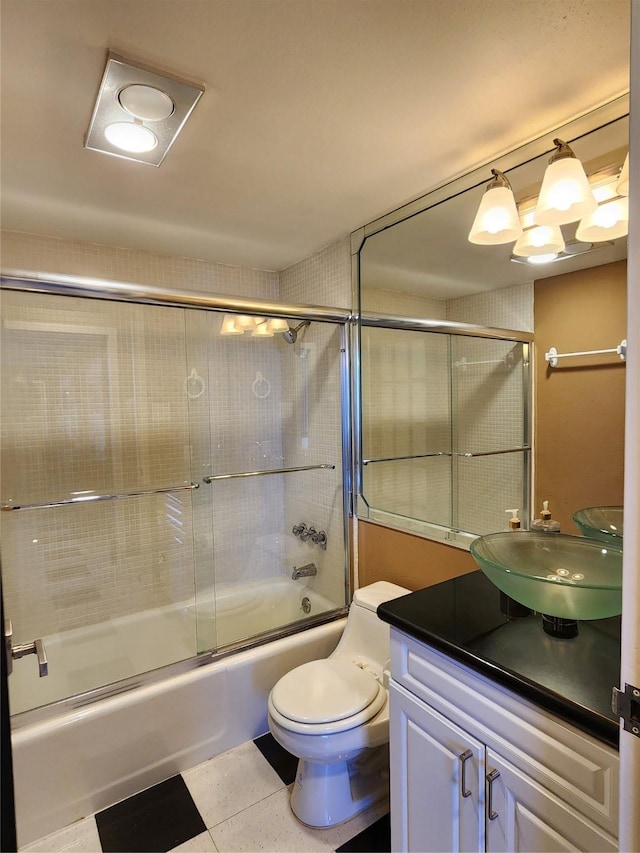7510 Hornwood Dr Unit 1606, Houston, TX 77036 - full bathroom with vanity and bath / shower combo with glass door