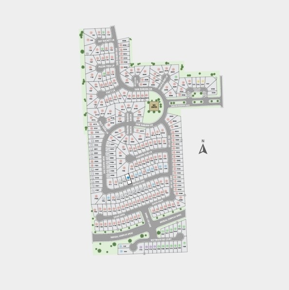 1127 Buffalo Run, Tomball, TX 77375 - map of parcels