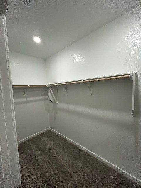 1127 Buffalo Run, Tomball, TX 77375 - walk in closet featuring dark colored carpet