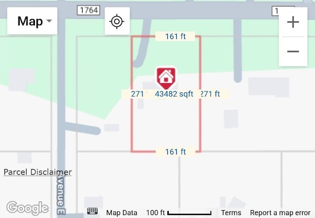 11029 Fm 1764, Santa Fe, TX 77510 - map / location of property area featuring property parcel outlined