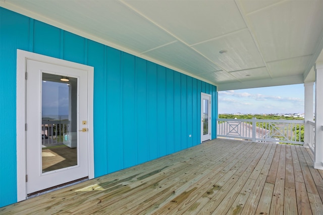 210 Galveston St, Crystal Beach, TX 77650 - view of wooden terrace