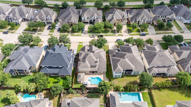 28423 Tanner Crossing Ln, Katy, TX 77494 - aerial view of residential area featuring a pool