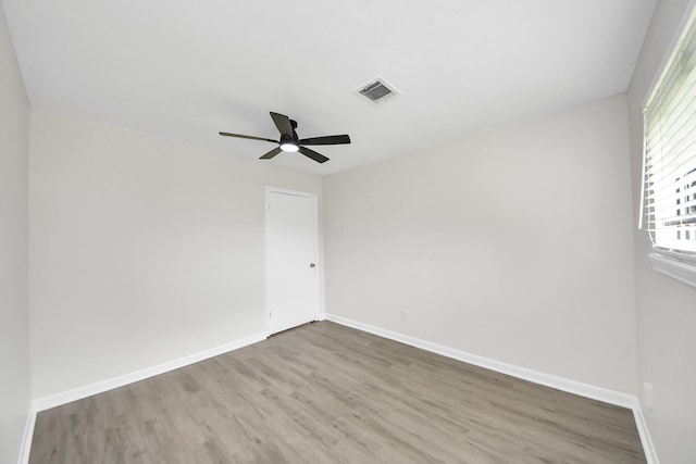 9611 Bertwood St, Houston, TX 77016 - unfurnished room featuring wood finished floors and a ceiling fan