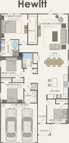14842 Ash Landing Dr, Conroe, TX 77302 - view of room layout