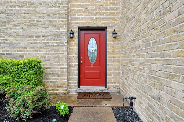4358 Wildacres Dr, Houston, TX 77072 - doorway to property with brick siding