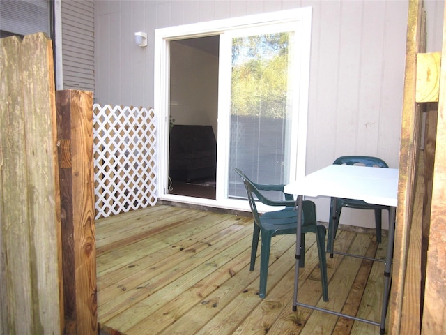 1406 Key St, Brenham, TX 77833 - view of wooden deck