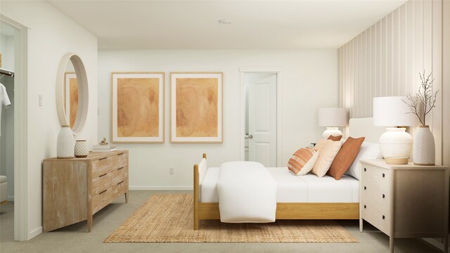 308 Nicholas Rd, Wharton, TX 77488 - bedroom featuring light colored carpet and baseboards