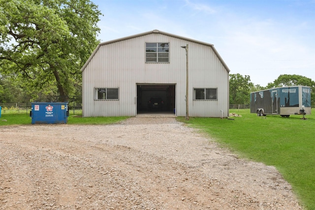 43919 Austin Branch Rd, Hempstead, TX 77445 - view of pole building with driveway