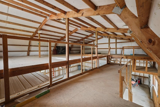 43919 Austin Branch Rd, Hempstead, TX 77445 - unfinished attic featuring an upstairs landing
