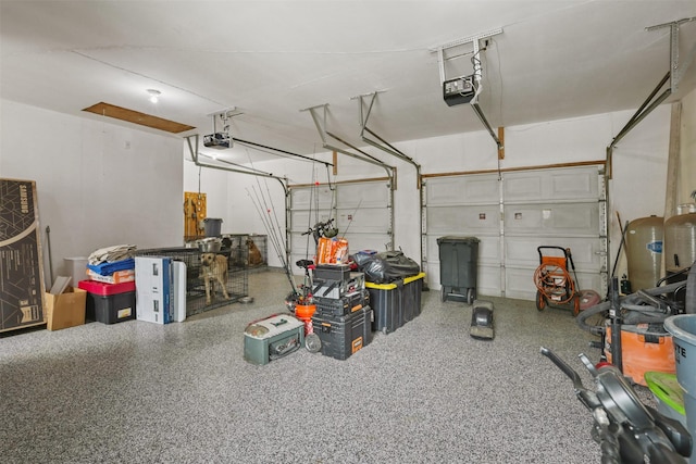43919 Austin Branch Rd, Hempstead, TX 77445 - garage featuring a garage door opener