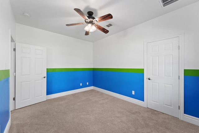 43919 Austin Branch Rd, Hempstead, TX 77445 - empty room with carpet floors, a ceiling fan, and a smoke detector