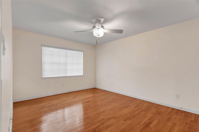 2010 Oceanview Dr, Seabrook, TX 77586 - spare room featuring ceiling fan and light wood finished floors