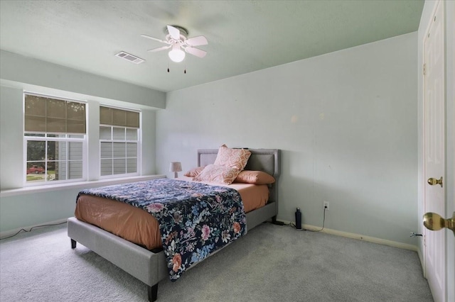10819 Belle Haven Dr, Houston, TX 77065 - bedroom with carpet and ceiling fan