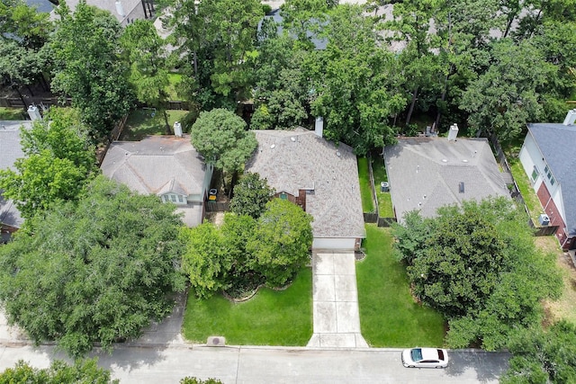 31 S Creekmist Pl, Conroe, TX 77385 - aerial perspective of suburban area