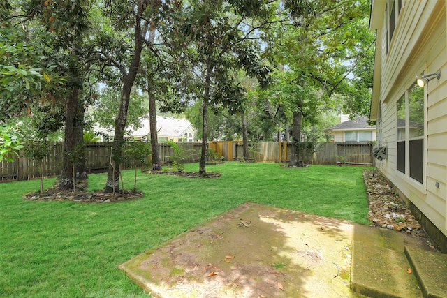 31 S Creekmist Pl, Conroe, TX 77385 - fenced backyard with a patio area