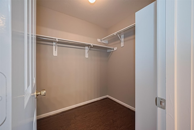19819 Sternwood Manor Dr, Spring, TX 77379 - walk in closet with dark wood finished floors