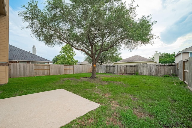 19819 Sternwood Manor Dr, Spring, TX 77379 - fenced backyard featuring a patio