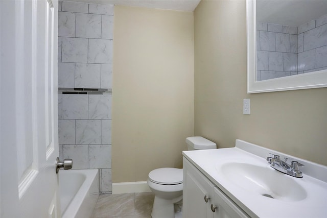 515 Main St, Pasadena, TX 77506 - full bathroom with vanity and tile patterned flooring