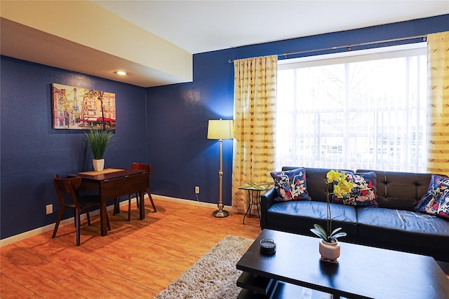 4004 Montrose Blvd Unit 45A, Houston, TX 77006 - living area featuring wood finished floors and baseboards