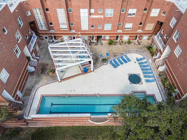 4004 Montrose Blvd Unit 45A, Houston, TX 77006 - view from above of property