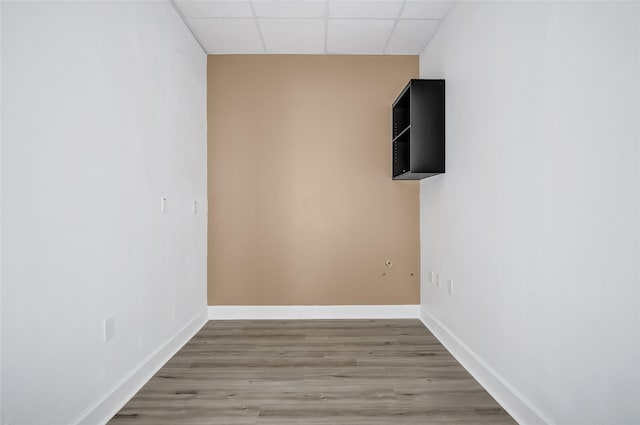 440 Cobia Dr Unit 1804, Katy, TX 77494 - spare room with a paneled ceiling and wood finished floors