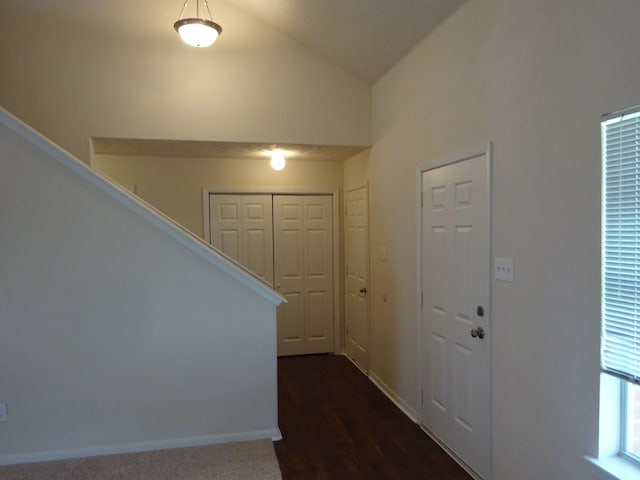 21606 Haylee Way, Humble, TX 77338 - entrance foyer with lofted ceiling and baseboards