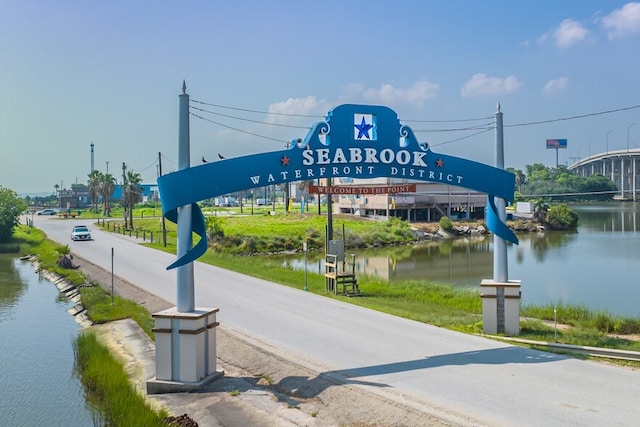 709 Gale St Unit 14, Seabrook, TX 77586 - view of asphalt street featuring a water view