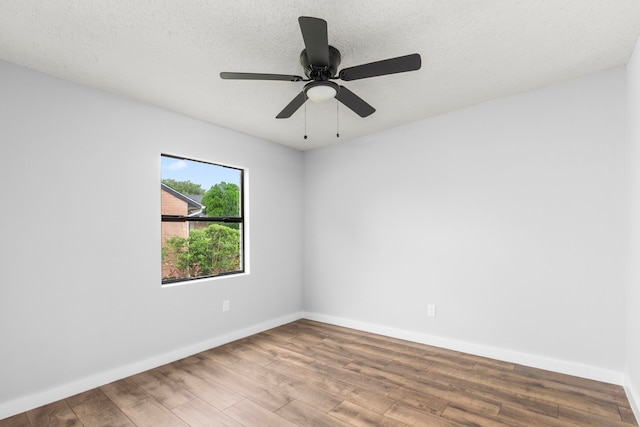 16234 Bowridge Ln, Houston, TX 77053 - unfurnished room featuring wood finished floors and ceiling fan
