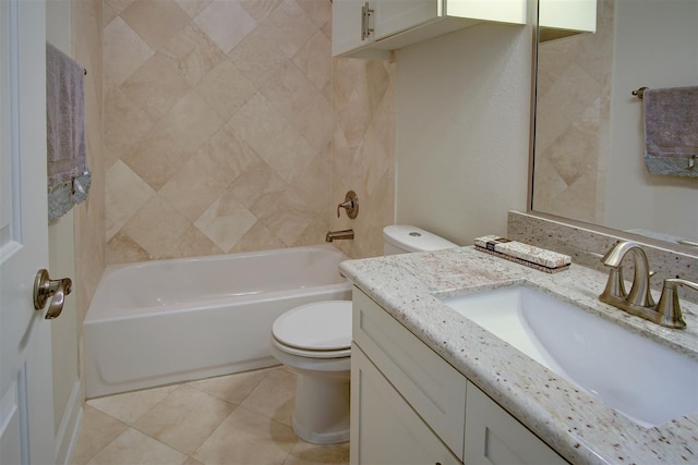 4314 Gibson St Unit B, Houston, TX 77007 - full bath featuring vanity, shower / tub combination, and tile patterned flooring