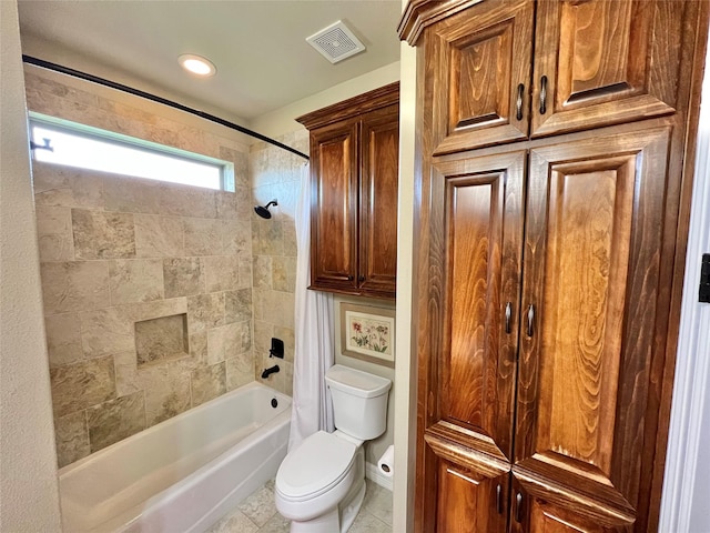 1464 S Bluebonnet Ln, Angleton, TX 77515 - bathroom with shower / bath combination and tile patterned flooring