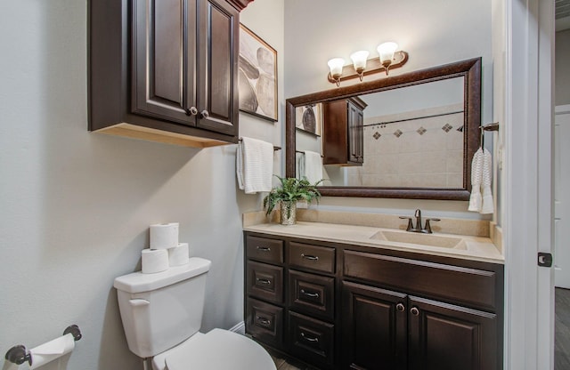 931 Shirkmere Rd, Houston, TX 77008 - bathroom with toilet and vanity