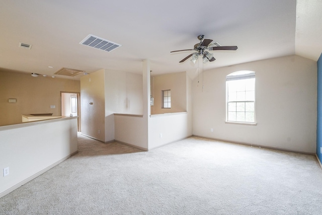 6533 Gray Birch Ln, Dickinson, TX 77539 - carpeted empty room featuring attic access and a ceiling fan