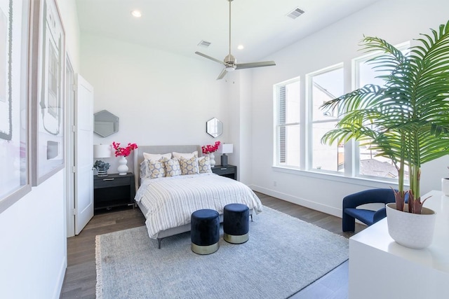 2414D Canal, Houston, TX 77003 - bedroom featuring wood finished floors and recessed lighting