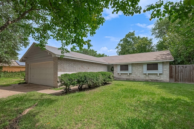 4330 Brookhead Trl, Houston, TX 77066 - ranch-style home featuring brick siding, a garage, and driveway